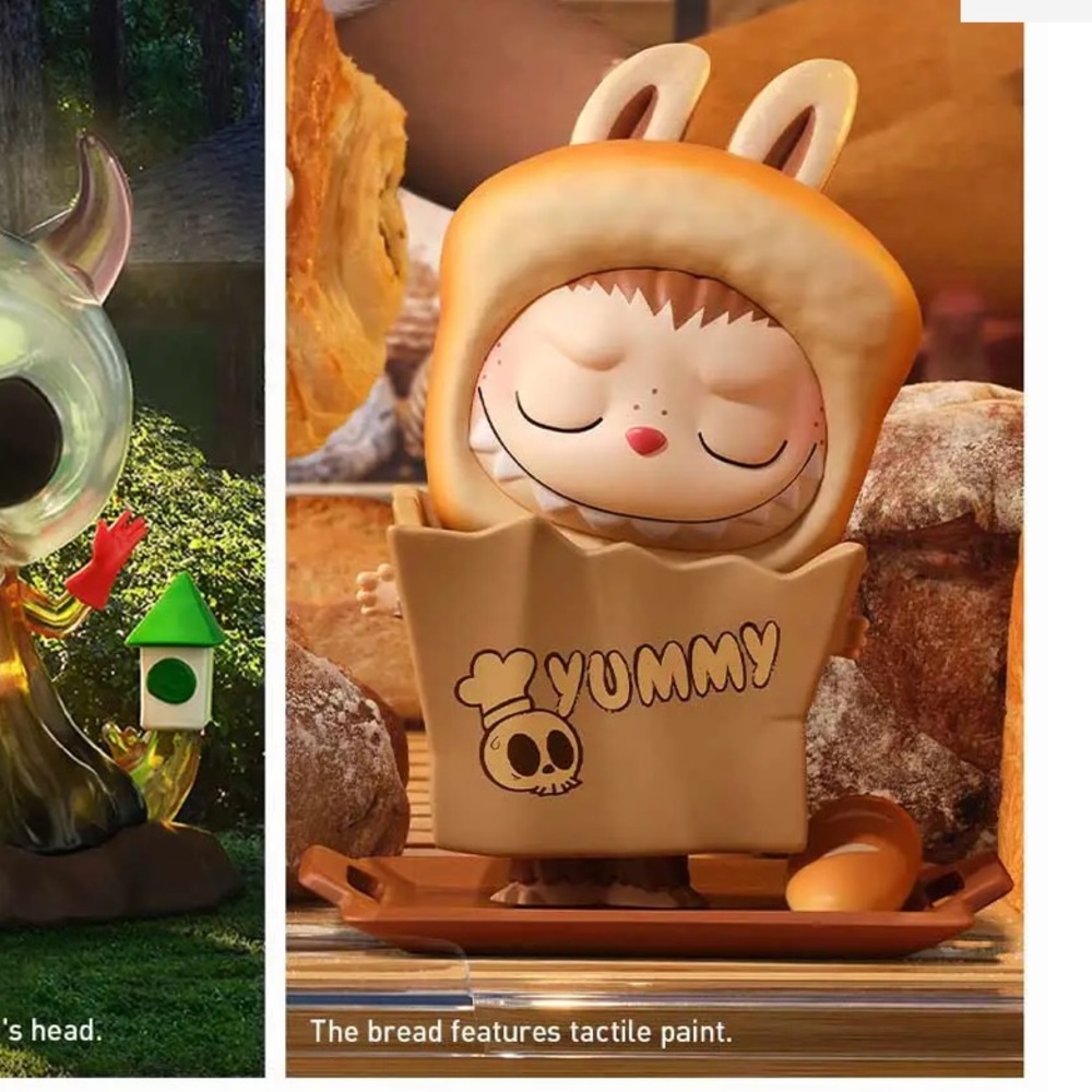 THE MONSTERS Almost Hidden Series Figures - Bread Bag Labubu